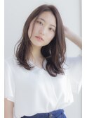 寺尾拓巳　大人かわいいオリーブアッシュくびれヘアミディアム