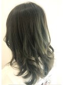 アースカラー×ひし形セミロング◎30代40代50代