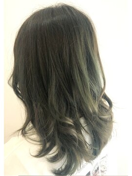 ビオトープ(Bio Top) アースカラー×ひし形セミロング◎30代40代50代