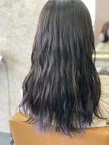 ヘアサロンデザイア(HAIR SALON DESIRE) 内側に紫をのせたインナーカラー