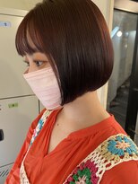 ヴィークス ヘア(vicus hair) ((chinatsu))秋髪 pink lavender×mini bob