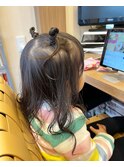 キッズカット♪ツンツンツノ仕上げ