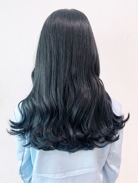 アイティーバイアルバム 下北沢店(IT by ALBUM) ブルーブラック_ショコラベージュボブルフベビーバング_ba349741