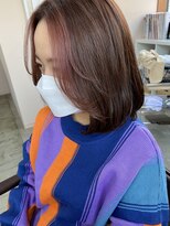 キュオンシア(CUEON. ciea)&nbsp;ニュアンスピンク×フェイスフレーミング