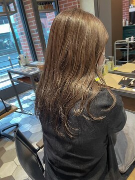 イオエ(ioe) 黒髪/ボブルフ/ネビージュ/小顔/ワンレン/髪質改善/グレージュ