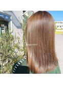 育てて作るハイライトカラー!!khaki beige color