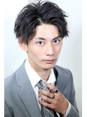 成人式センターパートパーマスタイル!