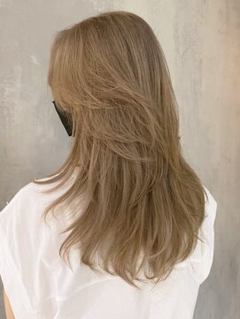 アルバム 渋谷パルコ(ALBUM) コットンベージュレイヤーカット_チェリーブラウン_ba415373