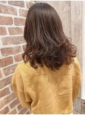 デジタルパーマでゆるふわ感☆矯正後も◎30代40代50代ミディアム