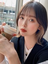 アイトーキョーエス 渋谷(AI TOKYO S)&nbsp;斜めバング/シルキーベージュ/ブラントカット[渋谷駅]