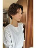 ショートパーマボブパーマ20代30代40代50代大人かわいい前下がり