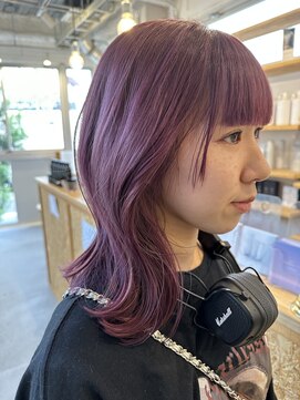 スクリバイタヒエ(SUKURI by tahie) #ピンクカラー　#くびれヘアー