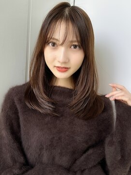 シーシンジュク 新宿南口(Sea shinjuku) 韓国風前髪×レイヤーカット【新宿/前髪/レイヤーカット】