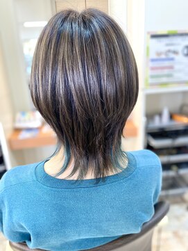 ウィズ ANNEX店(With) 【with annex店 稲田】ウルフ×インナーカラー