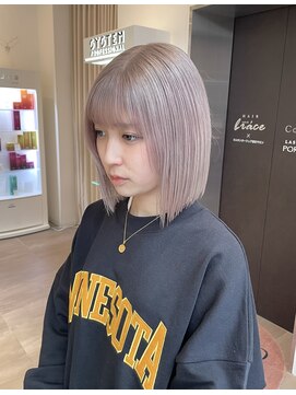 ソワンドブレスセルン 心斎橋(soin de brace cerne) ダブルカラー/ブリーチ/ベージュ/髪質改善トリートメント/心斎橋