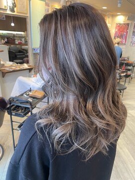 ヘア メイク ココ(hair make coco) 筋感★ミルクティーグレージュ♪