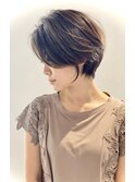 【ベース顔・丸顔】大人美人ショート  20代　30代　40代