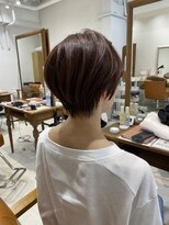 ネイロ 錦糸町(NeiRo)&nbsp;小顔ハンサムショートボブピンクベージュ白髪染め