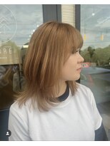 アーブル ヘアーアンドメイク(ARBRE) ブリーチダブルカラー髪質改善トリートメント