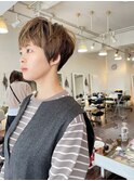 ハイライトニュアンスショート