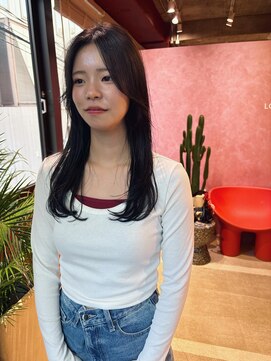 ローレンジウ(LOREN JU) 透明感髪質改善ベージュダブルカラーミルクティーグレージュ