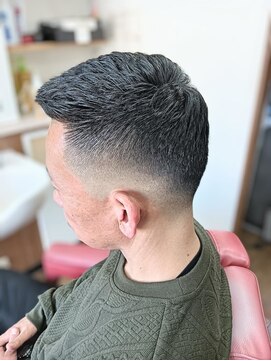 髪部リアン(髪部 lien) スキンフェードメンテナンス アイロン仕上げ