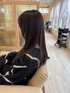 アドラーブル 長岡リップス旭岡店(adorable) 大人可愛い大人美人小顔立体カットインナーカラー透け感