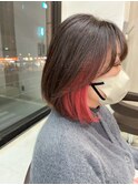 【大人可愛い20代30代40代】インナーピンク