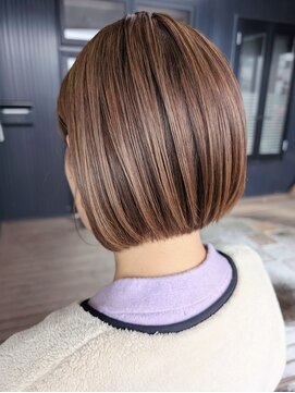 ルシードスタイル リム(LUCIDO STYLE Rim) ミニボブ×オリーブアッシュ