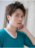 アースカラー学生カジュアルマッシュパーマ仙台愛子