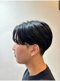 ナチュラルだけど洒落てる、今どき黒髪マッシュ/韓国/黒髪