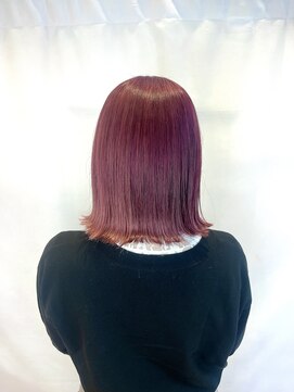 サラ ビューティ サイト 春日(SARA Beauty sight) ピンクブラウン／暖色カラー／ブリーチカラー／10代／20代