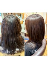 ヘアー シェイプ(HAIR SHAPE)&nbsp;艶髪ストレート  西新井/西新井大師/竹ノ塚/北千住/髪質改善