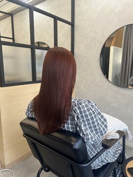 マイルームギンザ 銀座店(my room GINZA) 【艶髪×オレンジ】簡単スタイリング　銀座　東銀座