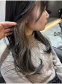 インナーカラー/ケアブリーチ/イヤリングカラー/ハイトーン/横浜