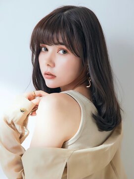 エトル バイ コムマティス 恵比寿駅前店(etre by comme Matisse) 小顔カット×透明感カラー[恵比寿駅/髪質改善/オリーブグレー]