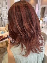 ハグクレア(HUG CLAIRE)&nbsp;カットアンブレラカラーダブルカラーピンクロング春日井市