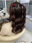 ハーフツイン/ツインテール/ウェーブ巻き/ハーフアップ/渋谷