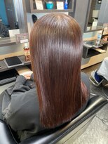 ジェリカ(Jlica)&nbsp;艶感カラー　オレンジブラウン　ミディアム