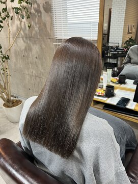 テテ(tete) 髪質改善縮毛矯正ストレート×namo spec