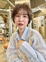 ロマーリ 岡山店(LOMARLIE)&nbsp;フェアリーレイヤー/ニュアンスショート/透明感カラー/髪質改善
