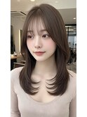 ハッシュカットバタフライカットヨシンモリフレンチバング