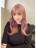ペヴァ バイ シエンゴールド(PEVA by CIEN gold) ピンクベージュ/ブリーチ/暖色カラー#浜松駅#カラー#ブリーチ