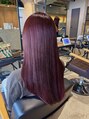 プランタンバイフラミューム 茅ヶ崎店(PRINTEMPS by flammeum)&nbsp;ブリーチなしのダブルカラーでできるピンク系カラー*