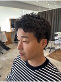 ピンパーマ×スパイキーショート