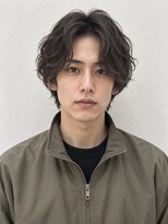 ヘイ 松本店(HEY)&nbsp;【HEY 松本】サーフカールニュアンスパーマ×メンズミディアム