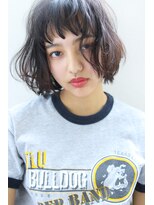 ブラン 梅田(Blanc)&nbsp;【Blanc/梅田】切りっぱなしボブ＿オン眉＿s