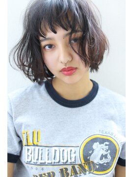 ブラン 梅田(Blanc) 【Blanc/梅田】切りっぱなしボブ＿オン眉＿s