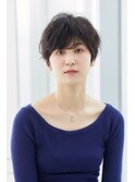 絶妙な抜け感！大人ショートボブ