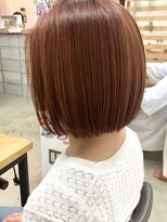 キューズ クラブ(cuz KLUB)&nbsp;【cuzKLUB】全頭ブリーチ×アプリコットオレンジブラウン